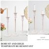 European-style wrought iron candlestick white decoration romantic wedding table candle candlelight dinner light luxury candlestick (four sizes, please consult the seller for detailed size)ï¼?MOQï¼?1000PCS