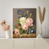 Colorful floral abstract painting handmade DIY digital oil painting