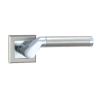 Satin Nickle/Chrome Plated (SN/CP)Zinc Alloy Door Handle on Rosette (Rose)