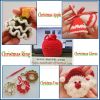 Crochet Apple, 100% Handmade Phone Pendants, Cute Christmas Pendant