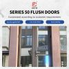 Jingcheng 50 Series Flush Doors, Flush Doors with Good Ventilation, Custom Products