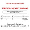 Jingcheng 50 Series Casement Windows, Casement Windows, Custom Products