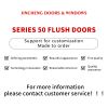 Jingcheng 50 Series Flush Doors, Flush Doors with Good Ventilation, Custom Products