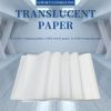 translucent paper, Siz...