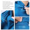 Sunscreen clothing American outdoor hooded loose quick-drying anti-mosquito breathable dehumidification running jacket full printing sunscreen jacket men's thin blue