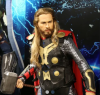 Realistic Lifesize Marvel Hero Thor Wax Figure Sculpture For Decoration