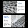 Sandwich mesh is a type of double needle bed warp knitted mesh fabric