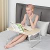 Original design folding table height adjustable desk bedside table portable laptop stand for bed standing laptop table