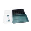 24 Cells Plastic Nursery Pots Planting Seed Tray Kit Plant Germination Box with Dome and Base Garden Grow Box Gardening Spirehus