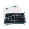 24 Cells Plastic Nursery Pots Planting Seed Tray Kit Plant Germination Box with Dome and Base Garden Grow Box Gardening Spirehus