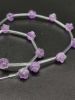 magic and special craved rose and leaves loose beads with beautiful gemstones
