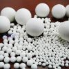 Inert ceramic balls, catalyst support media