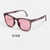 New Fashion Folding Women's Sunglasses Rice Nail Plain Sunglasses Daily Travel Net Red Air Cushion Sunglasses Multicolor