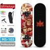 Customize Colorful Deck with PU Wheels Skateboard for Sale