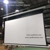 Electric Drop-Down Projection Screens 120-inch Diag 16:9 tab-tension front projection motorized screen