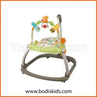 Musical Baby Jump Chair Plastic Baby Bouncer Chair Swing Chair Portable Fitness Frame Children Walker