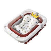 News baby spa bathtub seats baby plastic foldable bathtub collapsible baby bathtub