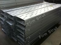 Galvanized steel cable tray and perforated cable tray supporting system
