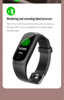 Smart Wristband  W10  Blood Test Pressure  Pedometer distance calculation Sleep monitor  heart rate monitor  life waterproof, calls and SMS alert