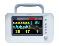 Portable 7 inch hospital equipment Multi Parameter monitor Vital Sign Monitor Ambulance clinic equipment optional veterinary vital sign monitor 