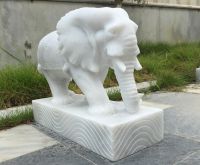 Artwork white granite stone image can be customized