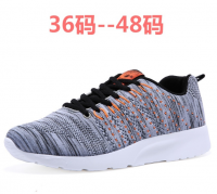 wholesale big size 39-48 men sport jogging running casual breathable sports shoes
