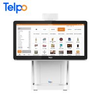 Telpo C1 thermal printer touch screen pos system cashier machine for restaurant