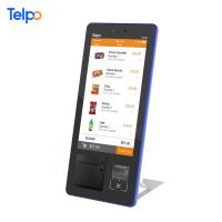 Telpo K10 15.6-inch desktop mini self service food ordering payment kiosks with thermal printer