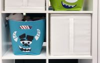 Cartoon Patterns, Brightly Colored Felts Are Stored For Children's Rooms