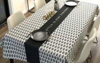 Cotton And Linen Tablecloth With Tpu Coated Waterproof Membrane