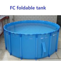 FC3010 3*1m Circular Aquarium Foldable Pool Koi Showing Tank with PVC Tarpaulin material
