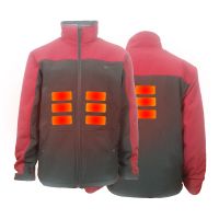 Winter Waterproof 5V Rechargeable Battery Softshell Heated Jacket Electric Battery Powered Heated Jacket