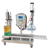 Paint&Chemical Filling Machine with Metal Bucket&Cans Capping