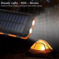 Solar Mobile Power Supply (with compass + Flashlight)    POCS00003