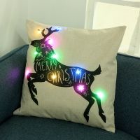 Christmas Led Light Pillow Case