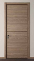 Classic Flush grooving interior solid wood door 