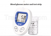 Blood glucose meter and test strip