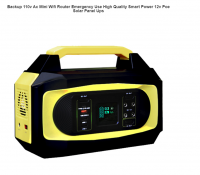 Backup 110v Ac Mini Wifi Router Emergency Use High Quality Smart Power 12v Poe Solar Panel Ups