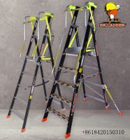 5 Steps Aluminum Ladder With Handle Tray