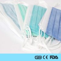 Three Layers Disposable Surgical Face Mask With ISO CE FDA SGS Certification