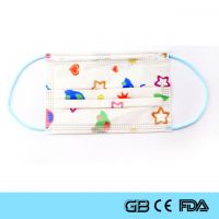 Cartoon Colorful Disposable Protective Face Mask For Kids Children Mask CE ISO FDA