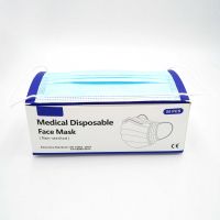 3 Ply Disposable Non-woven Medical Face Mask With Ear Loop CE