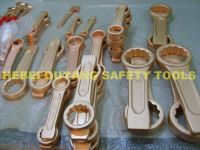 Non-Sparking Tools Striking Wrench Spanner 50mm ATEX Copper Beryllium For Oil Gas