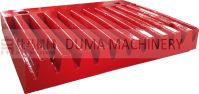 Jaw plates for jaw crusher