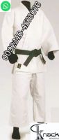 Judo Uniform Single Weave 550GM MMA Aikido Muay Thai Taekwond w/white Belt