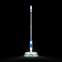 Cordless electric mop water spray mop with power display
