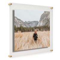 Customized clear magnetic photo frame acrylic picture frame 6*8