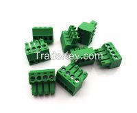 3.5mm Pitch terminal block female terminals pluggable type XK15EDGK-3.