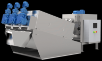 Wastewater Treatment Machine Sludge Dewatering Equipment and Solid Liquid Separator Multi-Disk Screw Press in China