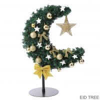 Best Gifts Eid Moon Tree for Ramandan Holiday Wedding Party Free (Green 3 feet)